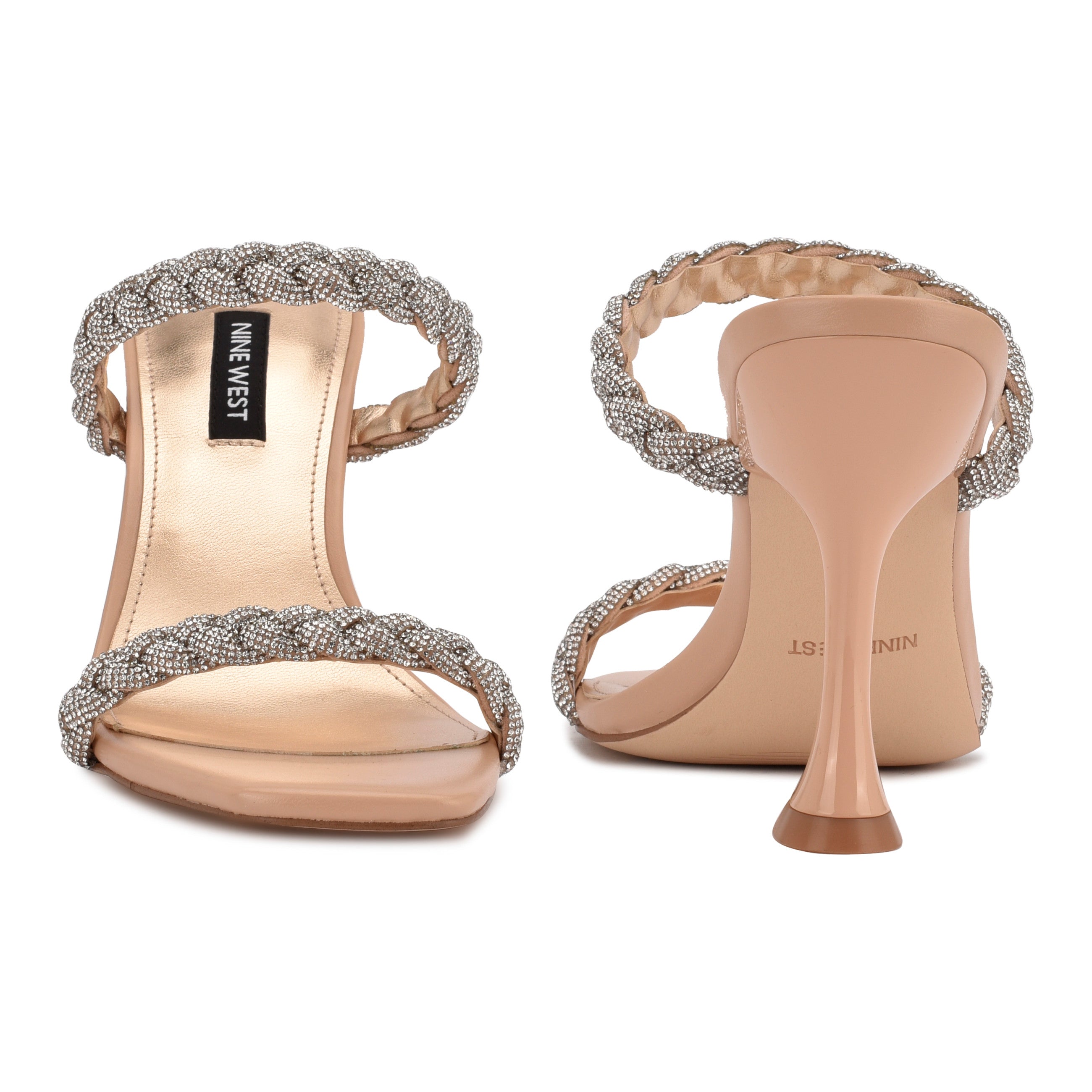 Nine west deals rhinestone sandals