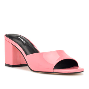 Freesia Block-Heel Strappy Pumps Pink 39