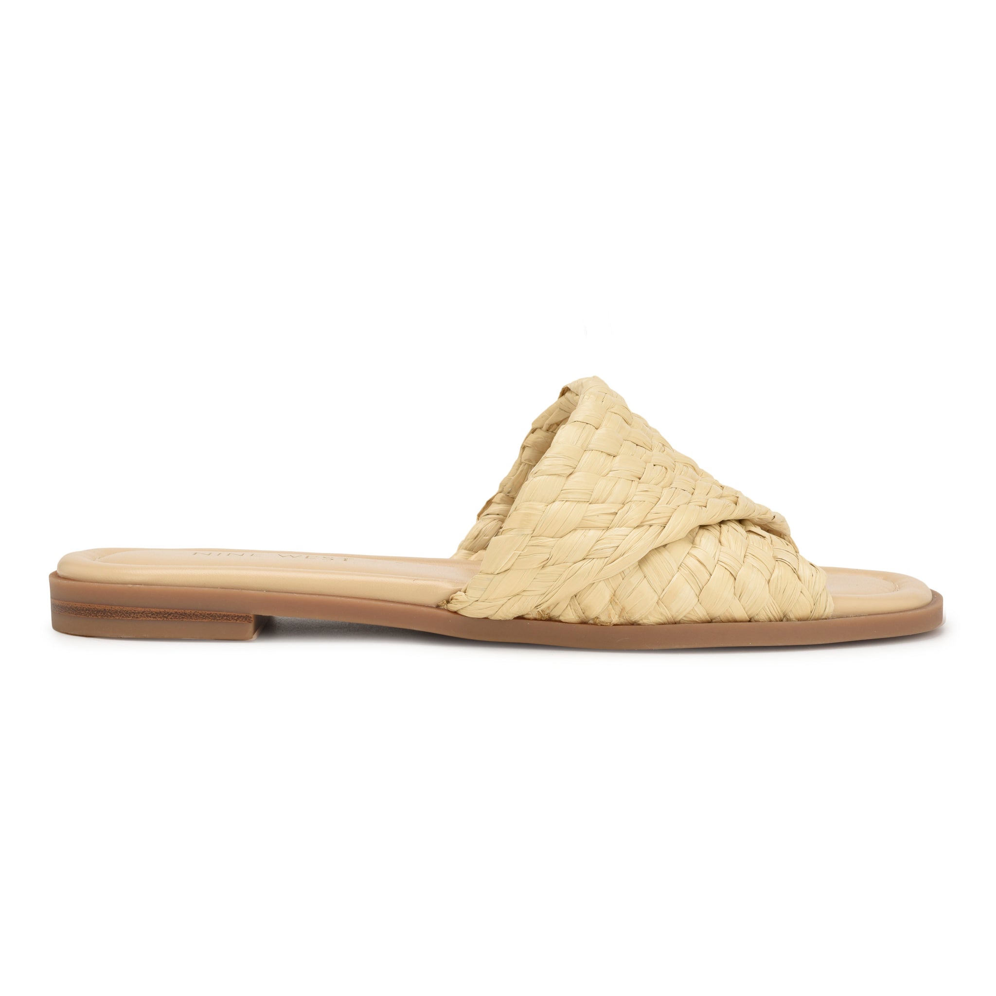 Havah Flat Slide Sandals Nine West